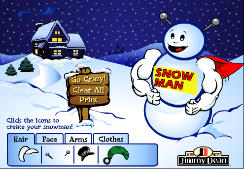 Virtual Snowman