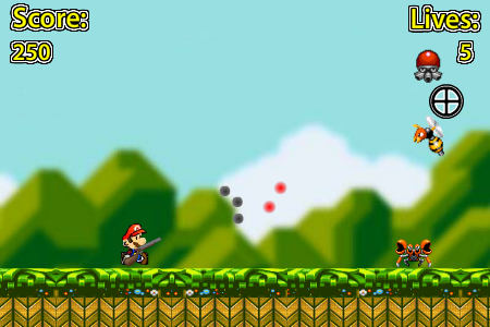 Mario With Rifle