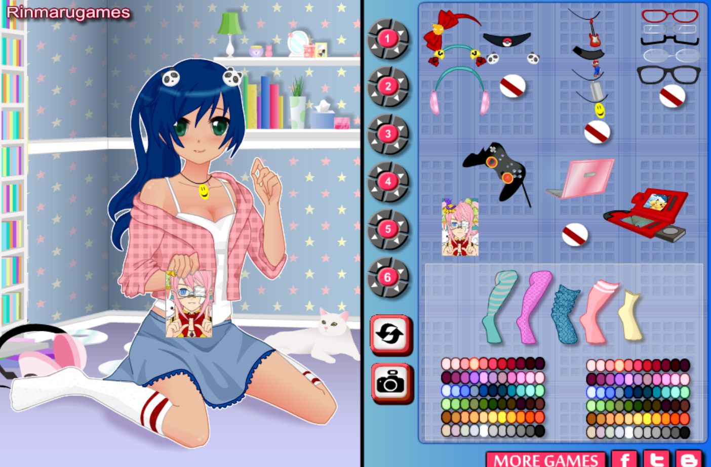 Anime Casuals Dress Up Game