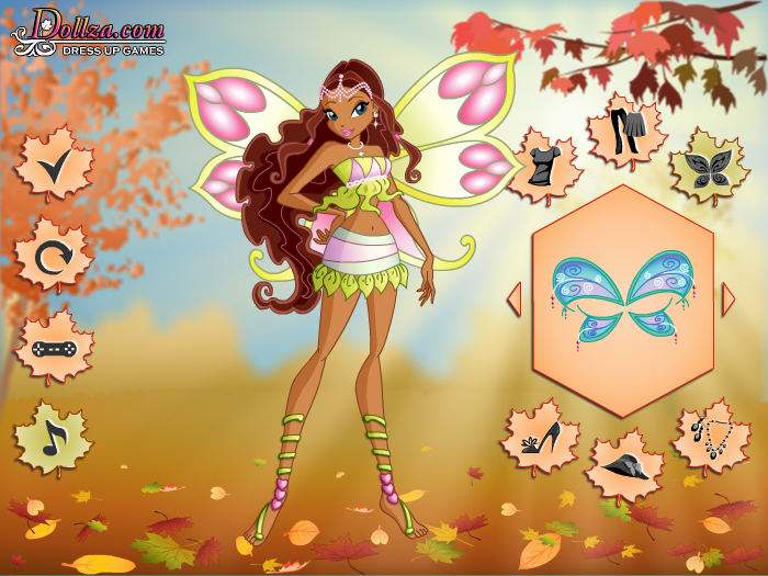 Игра Винкс: одевалка волшебницы Лейлы