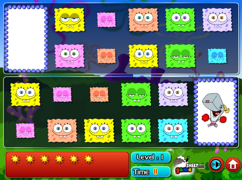 SpongeBob Memory Match