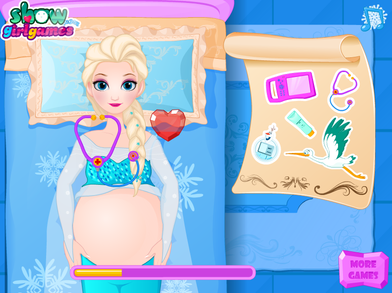 Queen Elsa Give Birth To A Baby Girl