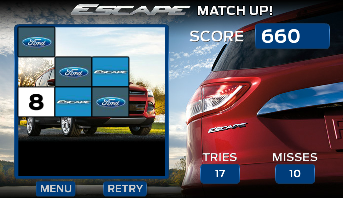 Ford Escape: Match Up!