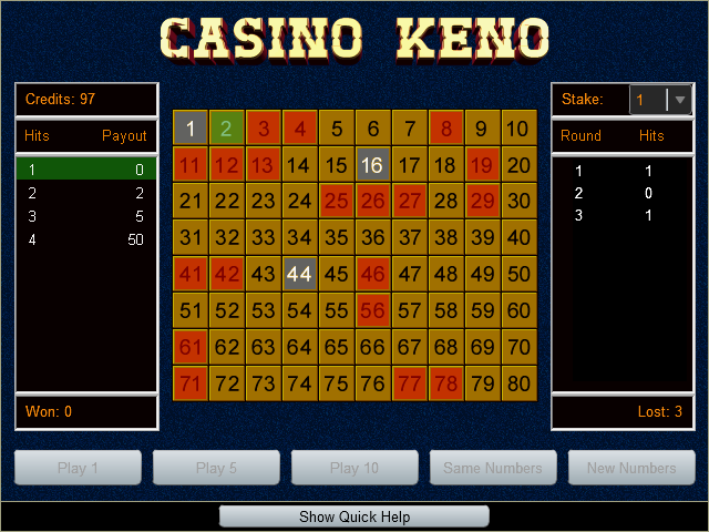 Casino Keno