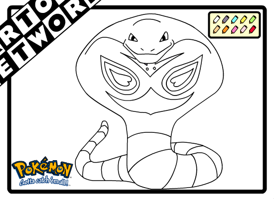 Cartoon Network Coloring: Arbok