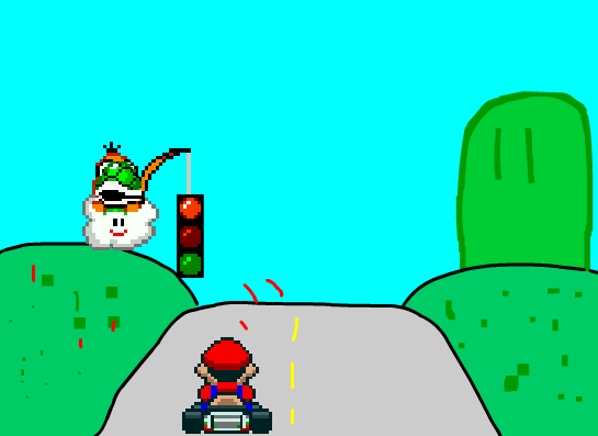 Mario Kart ROAD RAGE!