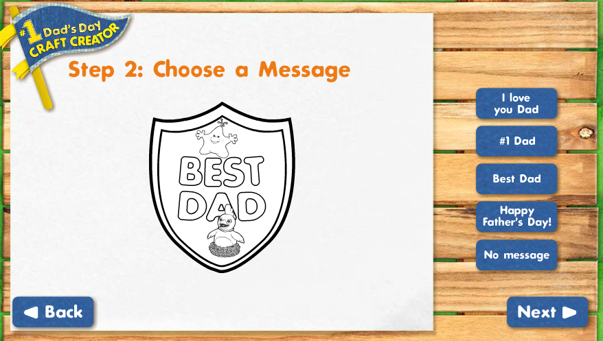 #1 Dad’s Day Craft Creator