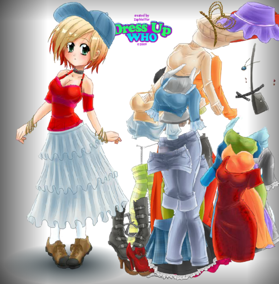 The Colorful Dress Up Game