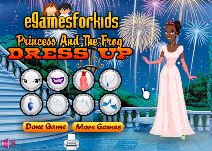 Princess and the Frog Dress Up