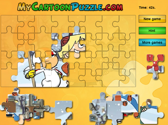 Kick Buttowski Winter Puzzle