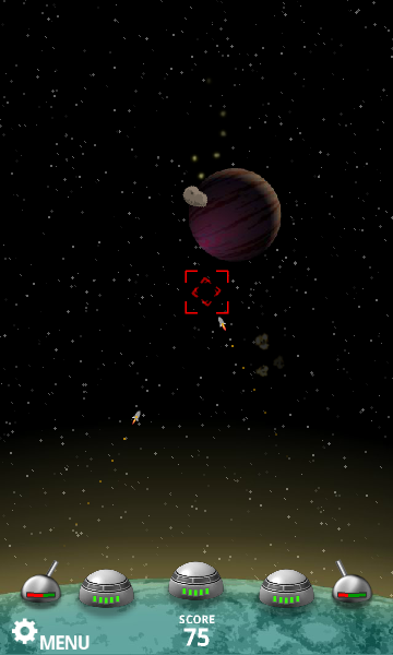 Meteor Storm : Moon Base Defense