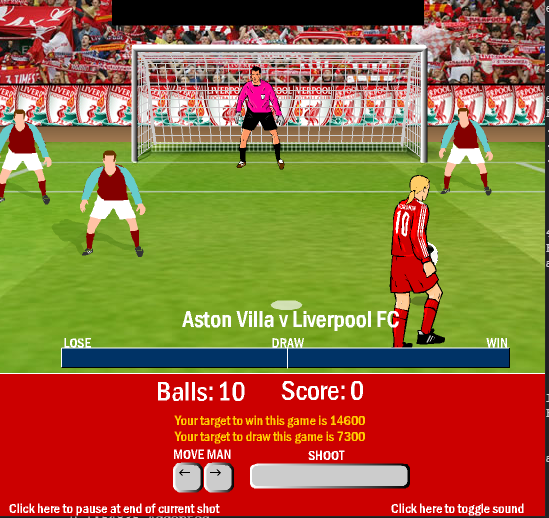 Liverpool FC Volley Challenge