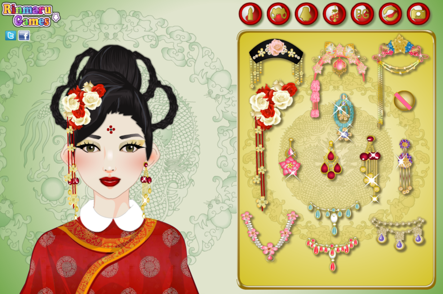 Ancient Chinese Girl Make Up Game