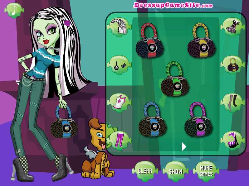 Frankie Stein Dress Up Game