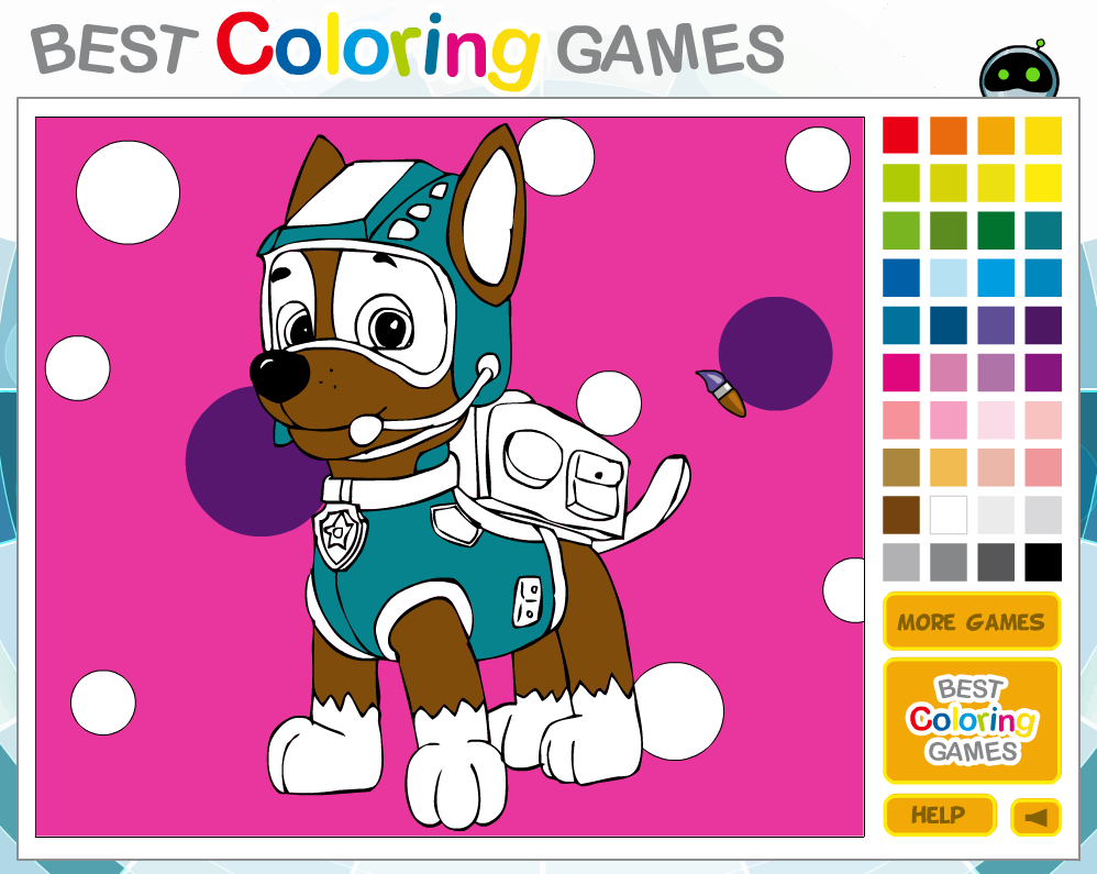 PAW Patrol Chase Coloring