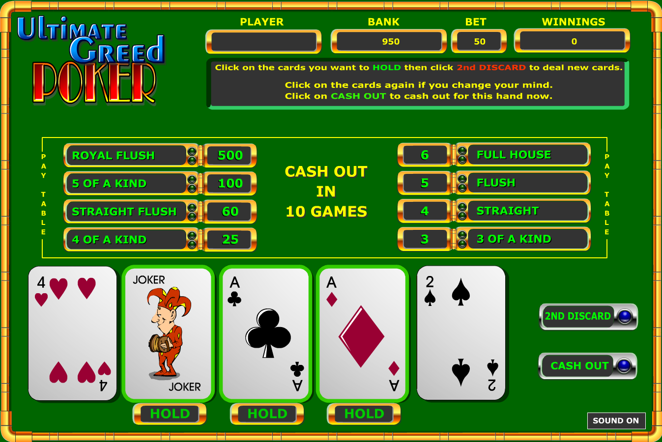 Ultimate Greed Poker