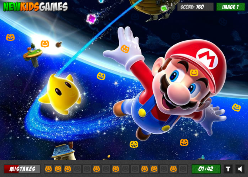 Super Mario Hidden Pumpkin