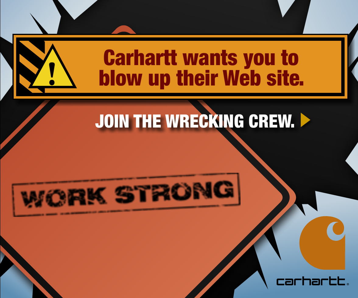 Carhartt Demolition Crew Advertisement