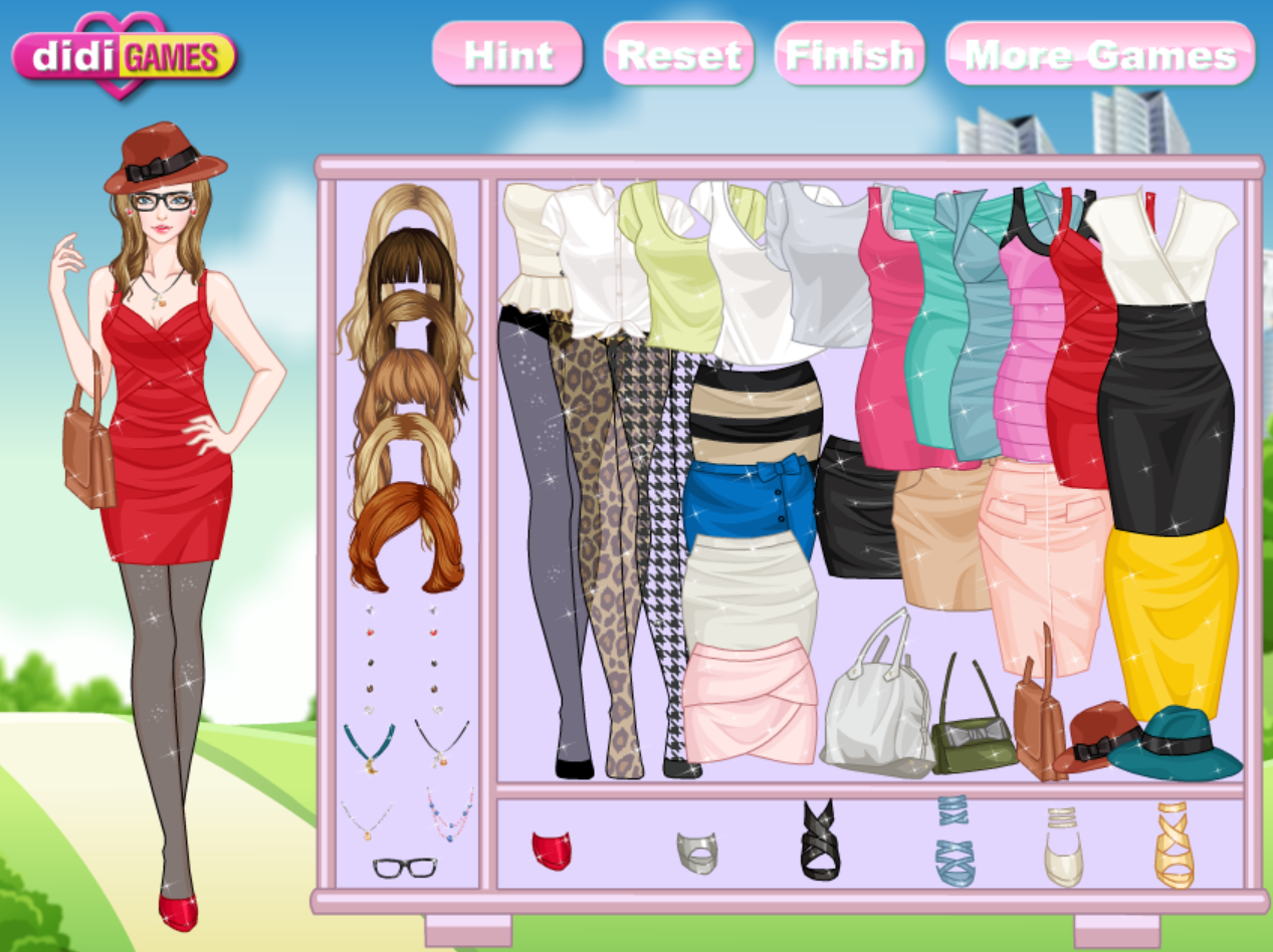 Bag Hip Dresses Dress Up Game