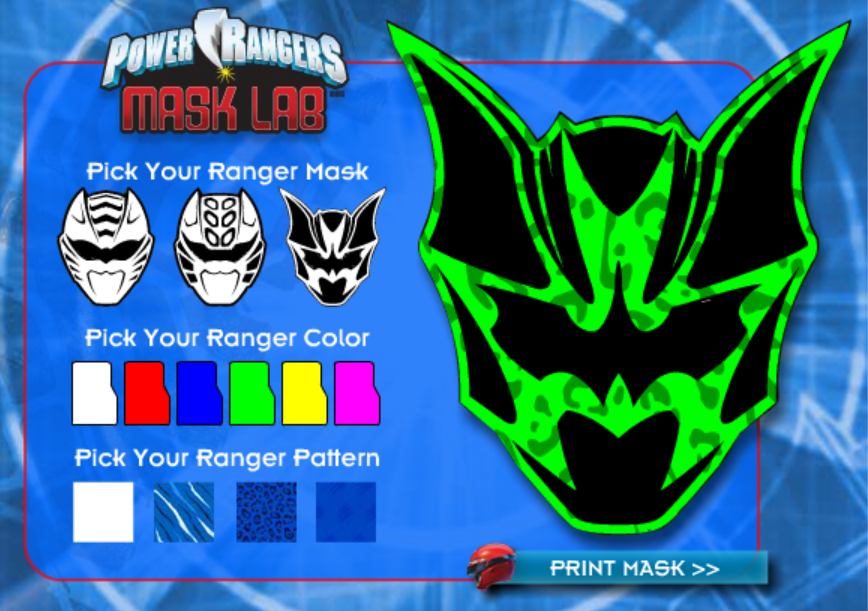 Power Rangers Mask Lab