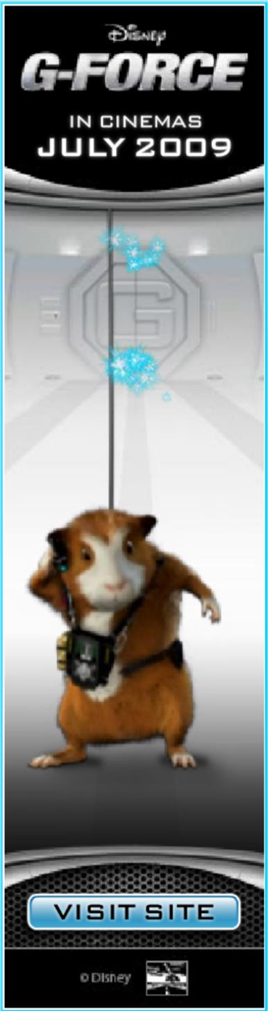 G-Force 'Abseil' Banner Ad