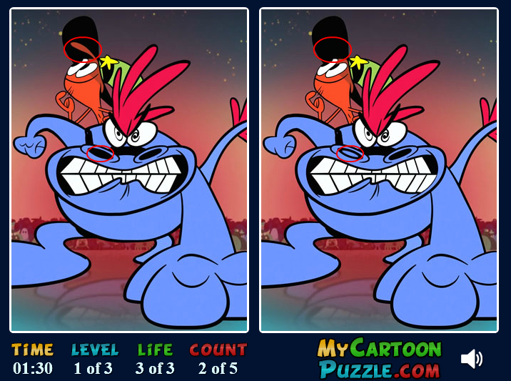 Wander Over Yonder Find Differences