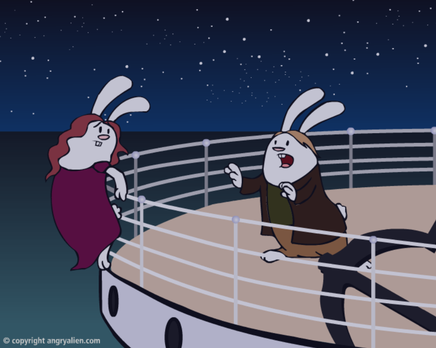 Titanic In 30 Seconds (And Re-Enacted By Bunnies)