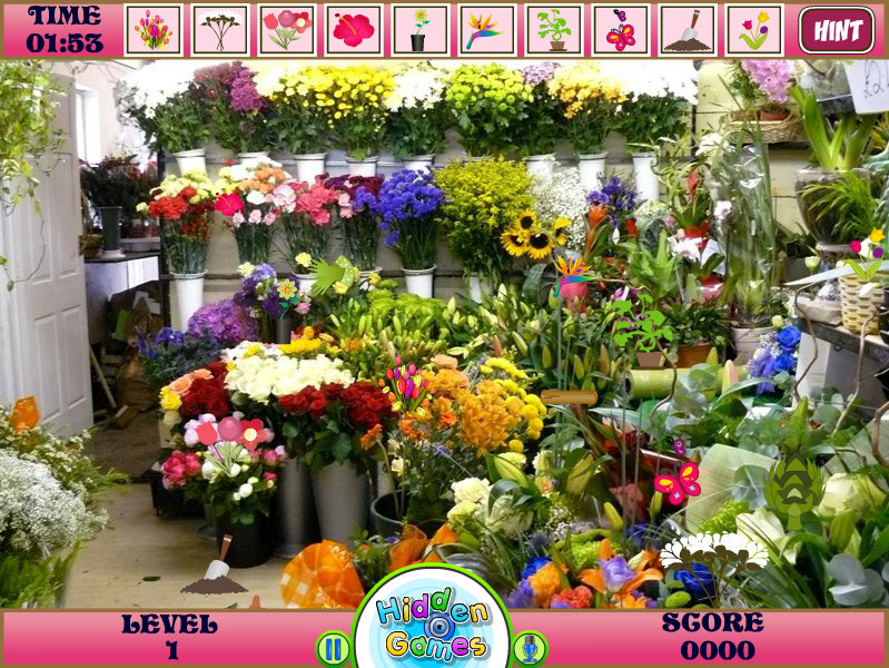 Hidden Objects - Flower Shop