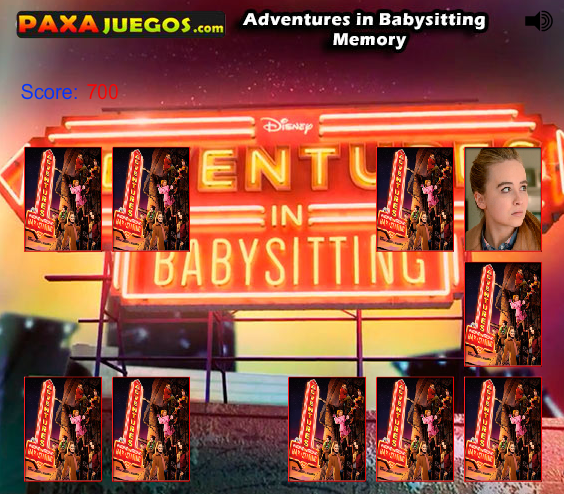 Adventures in Babysitting Memory