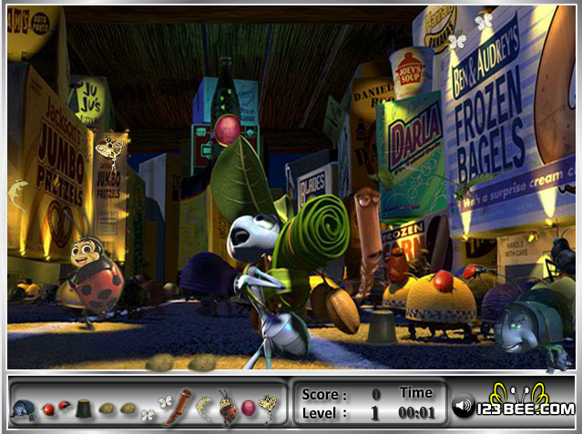 A Bugs Life - Hidden Objects