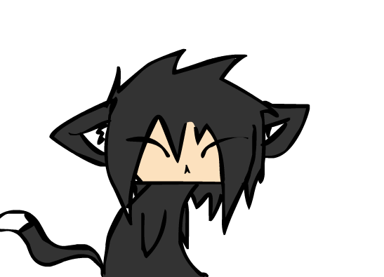 Anique as a cat