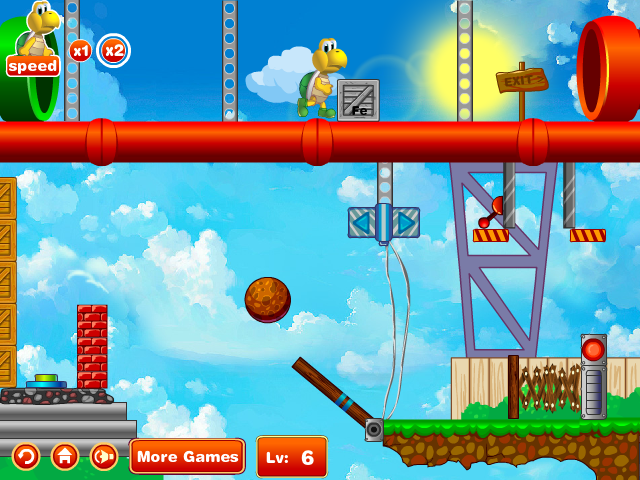 Tortoise Run After Mario