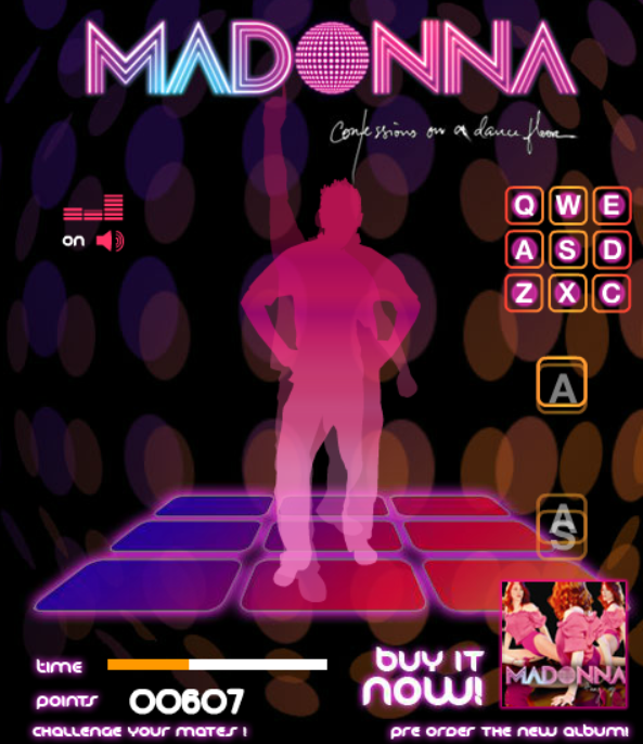 Madonna Confessions on a dance floor