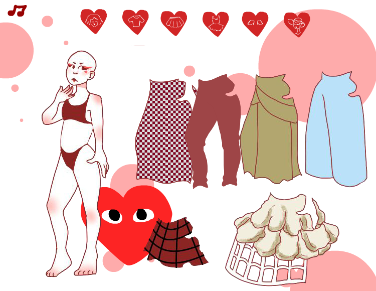 Comme de Garcon Inspired Dress Up Game