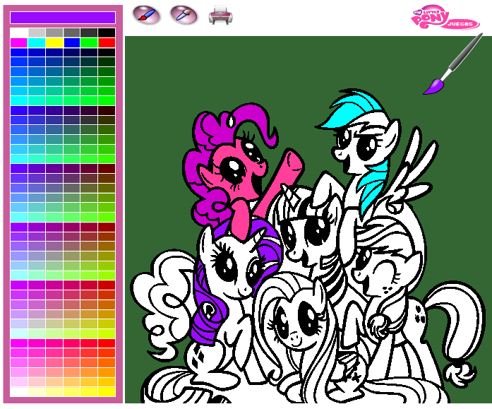 My Little Pony Colorear en Linea