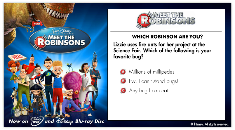 Meet the Robinsons: Which Robinson Are You?