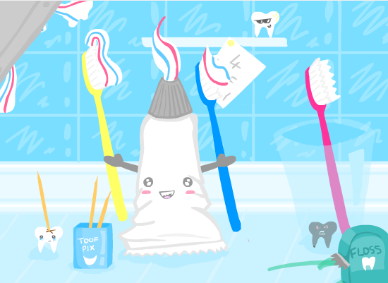 Interactive Toothpaste Playset