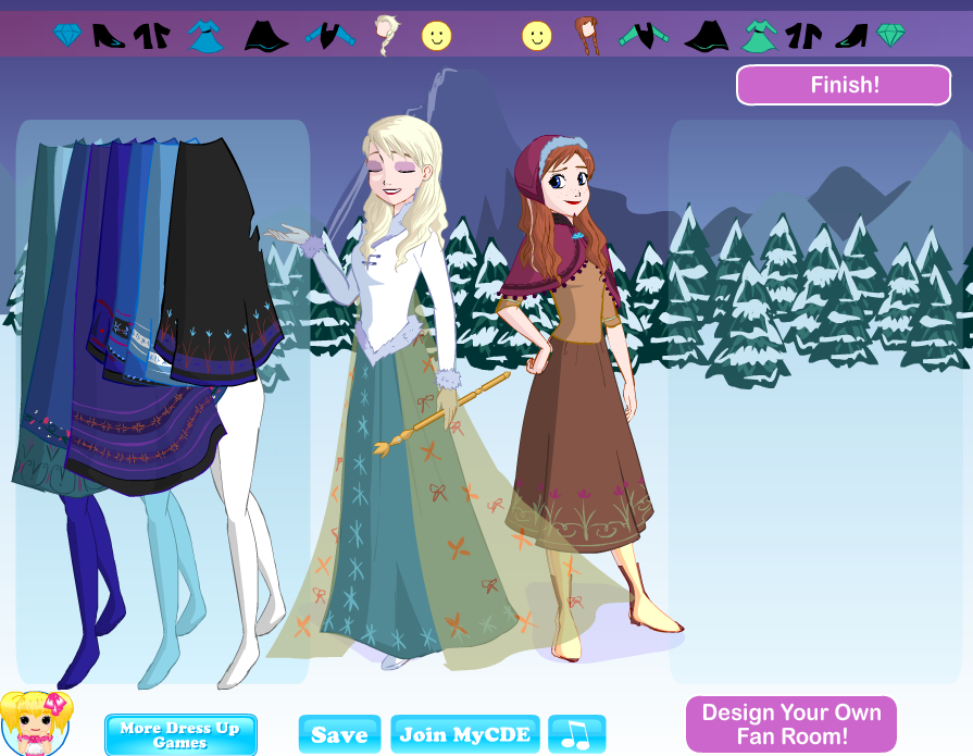 Frozen Dress Up