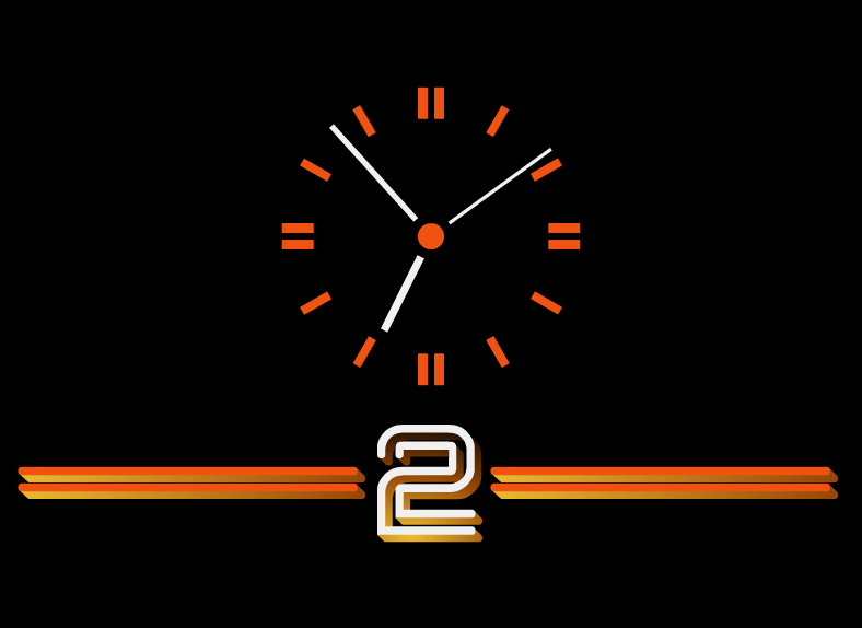 BBC 2 Clock - 1980