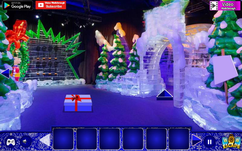 Christmas Ice Theme Park Escape