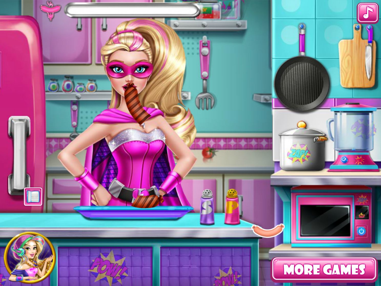 Super Barbie Real Cooking