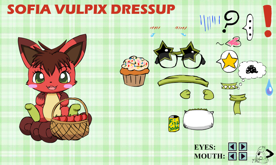 Sofia Vulpix Dressup