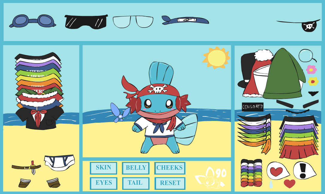 Mudkip Dressup