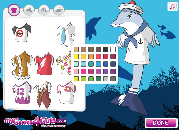 Dolphin Dress Up