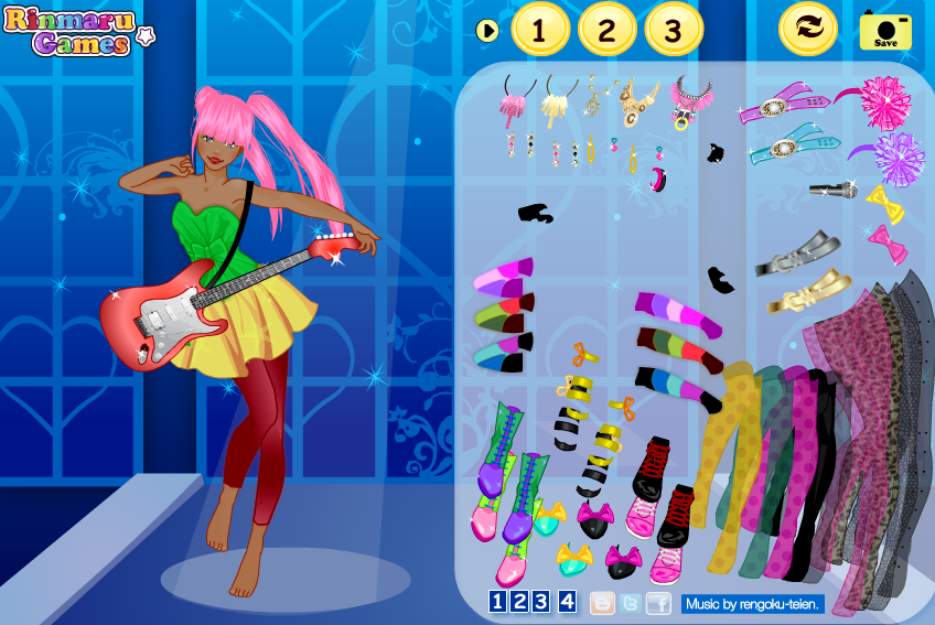 Pretty Singer Dress Up Game