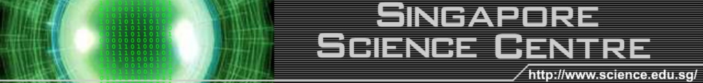 Singapore Science Center Website Banner (2005)