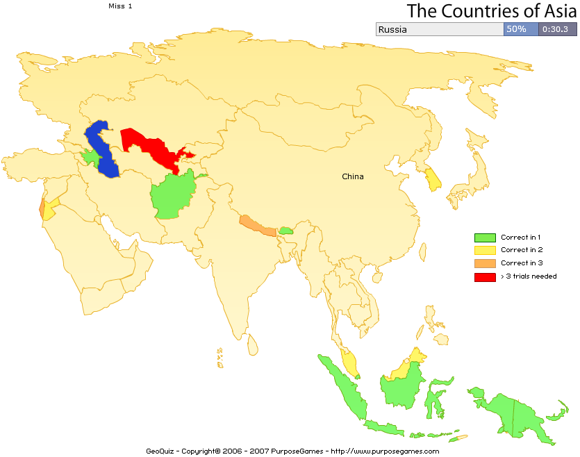 The Countries of Asia