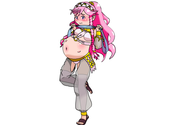 Flashy Bits - Pregnant Olivia