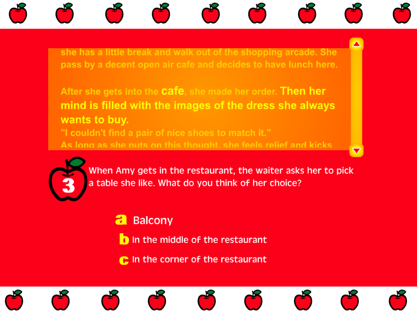 Psychological Test: Your weight lost program