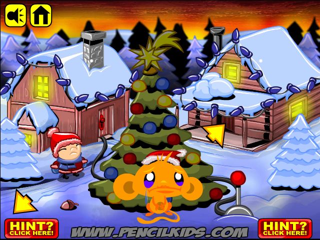 Monkey Go Happy Xmas Tree